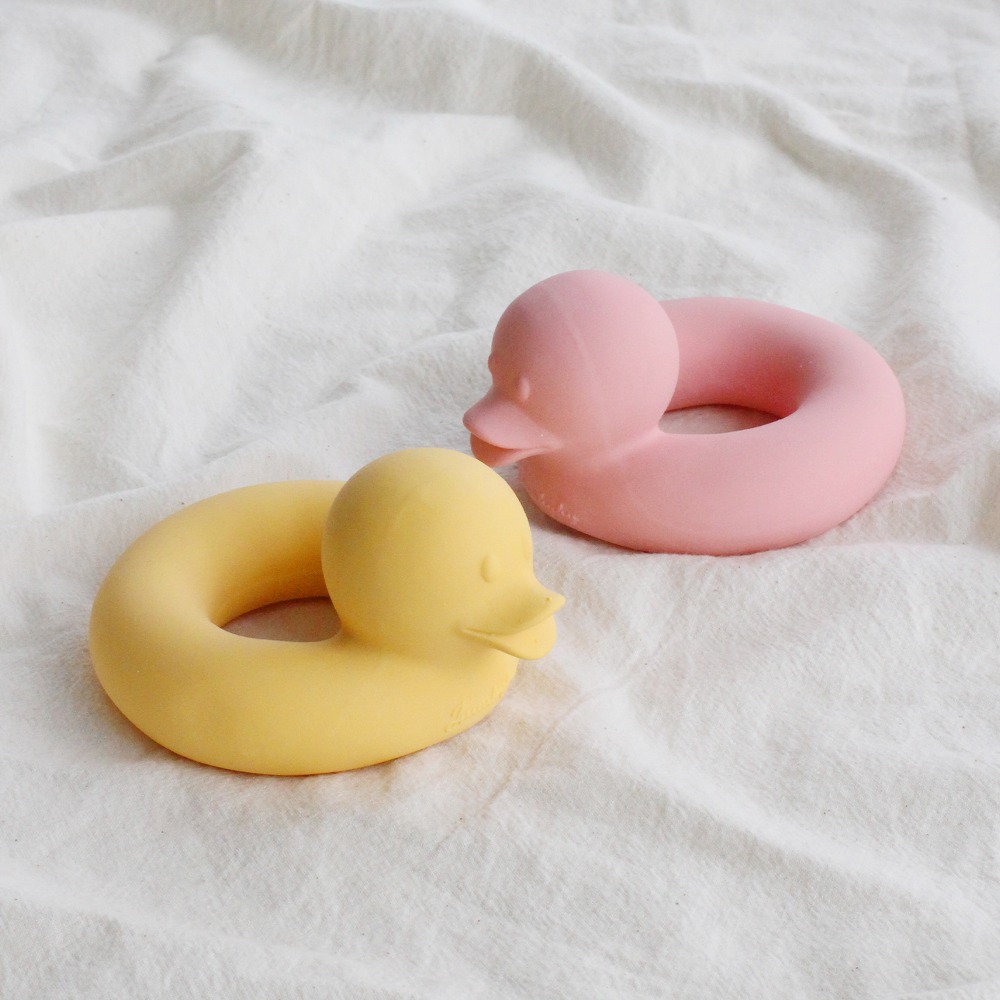아카시아봉봉 천연라텍스 목욕장난감 도넛덕